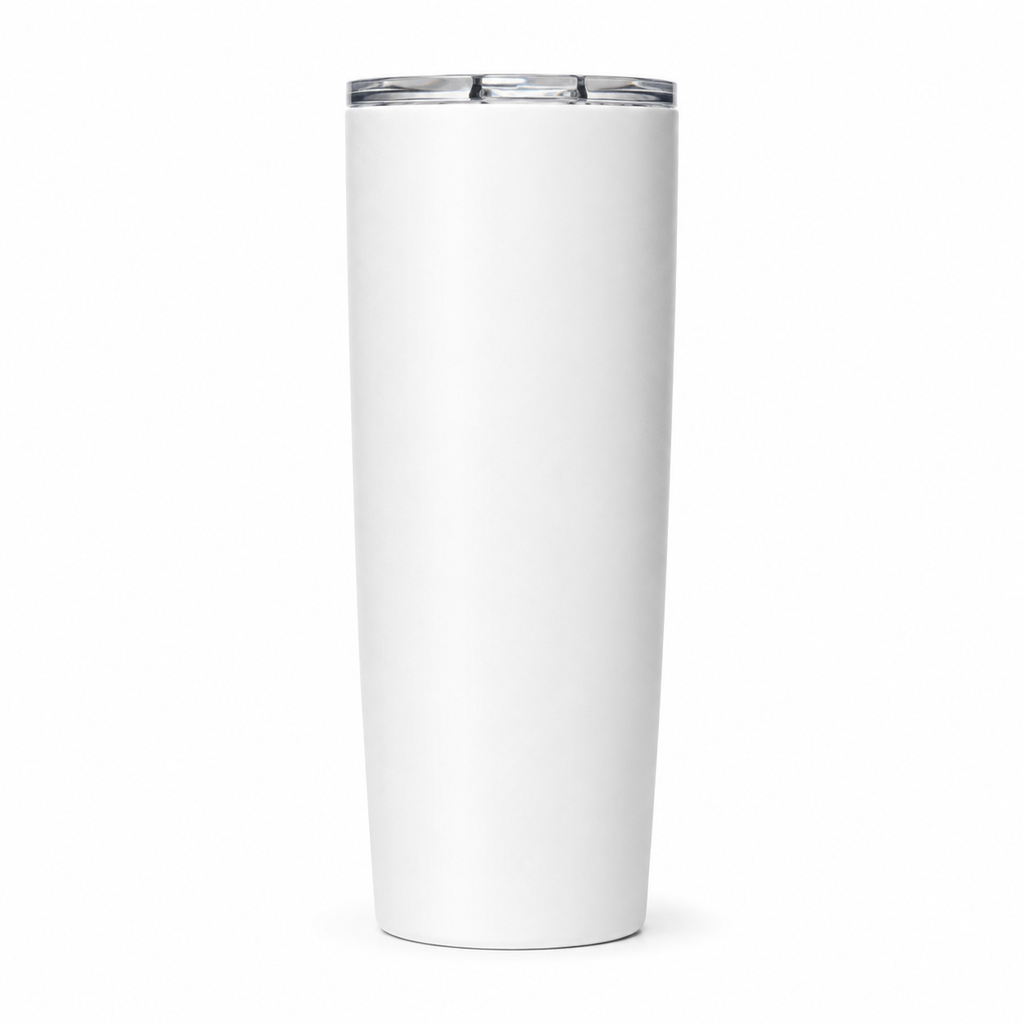 Blank White Tumbler – Design Your Own
