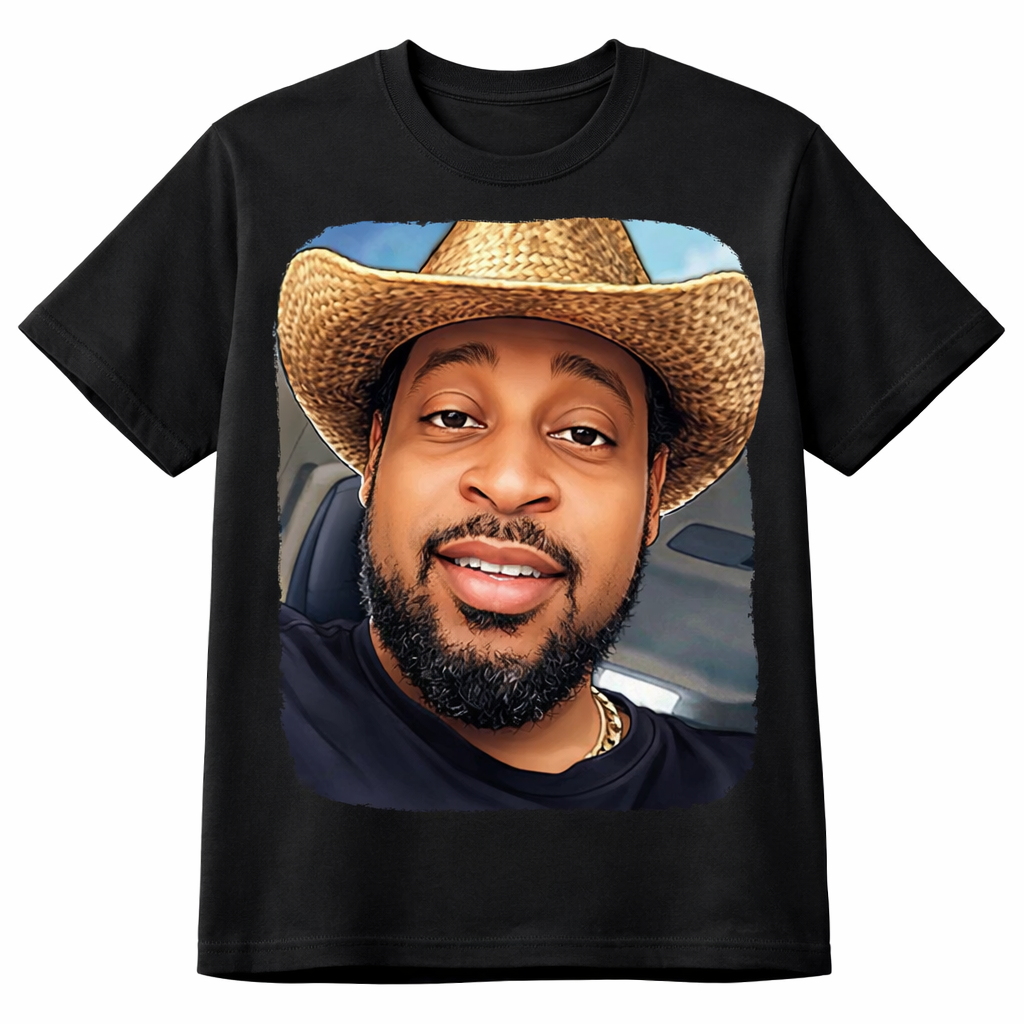 Custom Cartoon Photo T-Shirt – Personalized Portrait Tee