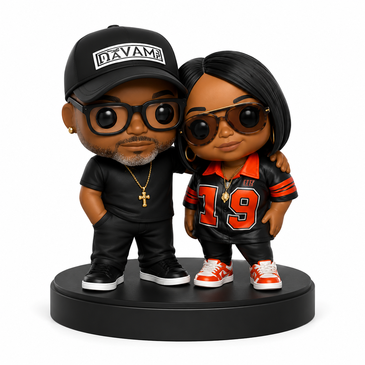 Custom Couple Figurine – Personalized 3D-Style Keepsake