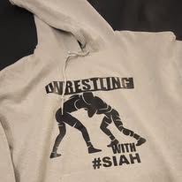 Wrestling with #SIAH™ Premium Hoodie