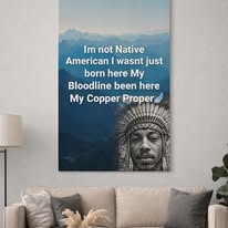 “Born Here, Bloodline From Africa” Cultural Heritage Poster