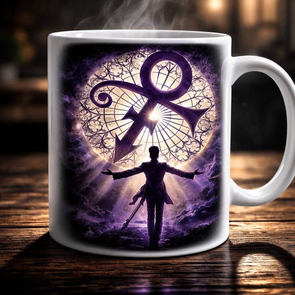 Purple Rain Tribute Art Mug