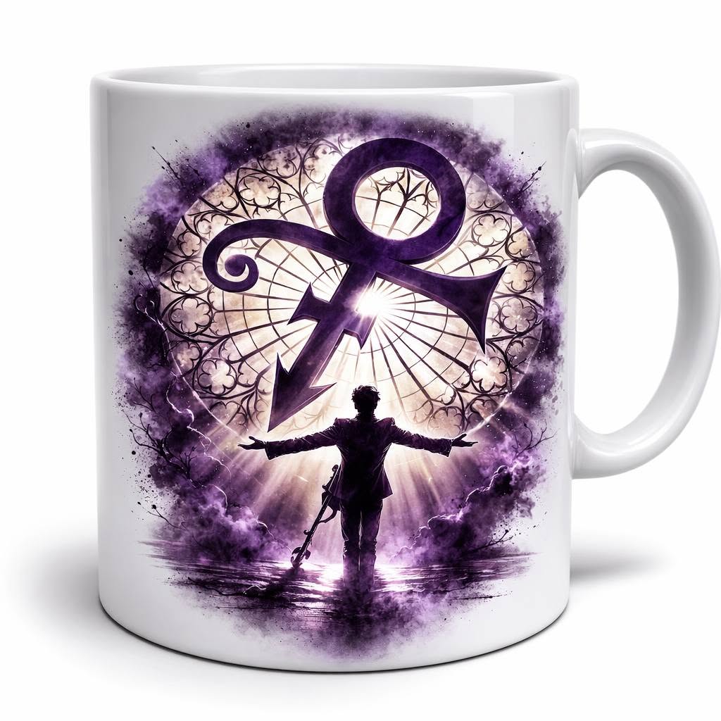 Purple Rain Tribute Art Mug