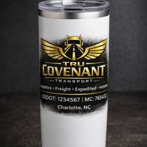 Custom Business Logo Tumbler – 20 oz
