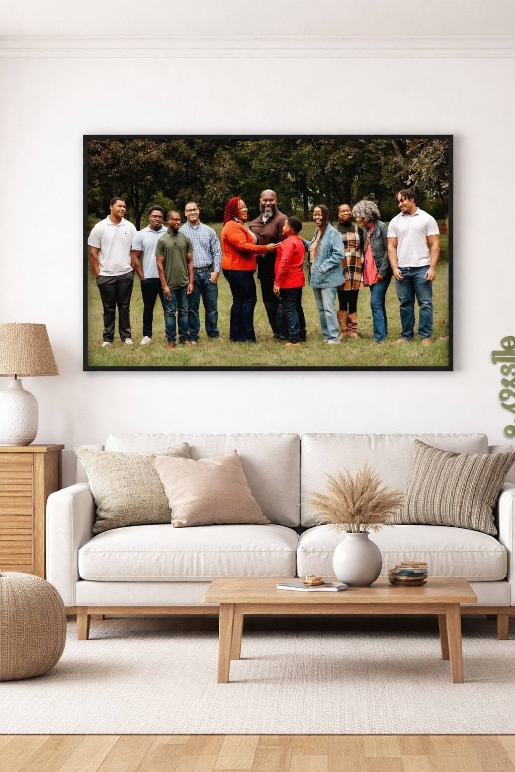 Custom Family Portrait Poster – 24 x 36