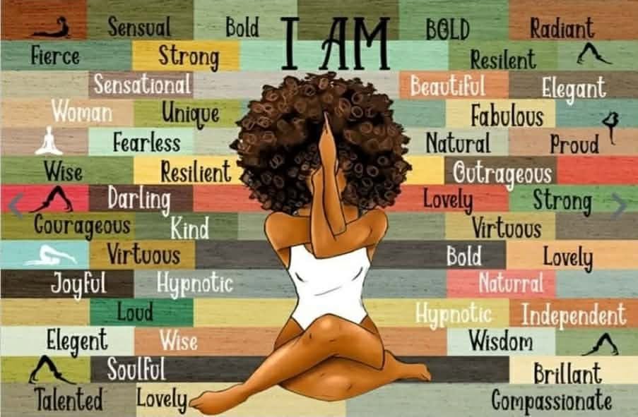 I Am Affirmation Wall Art Poster