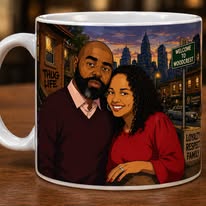 Custom 15 oz Coffee Mug – Personalized Full-Color Photo Mug