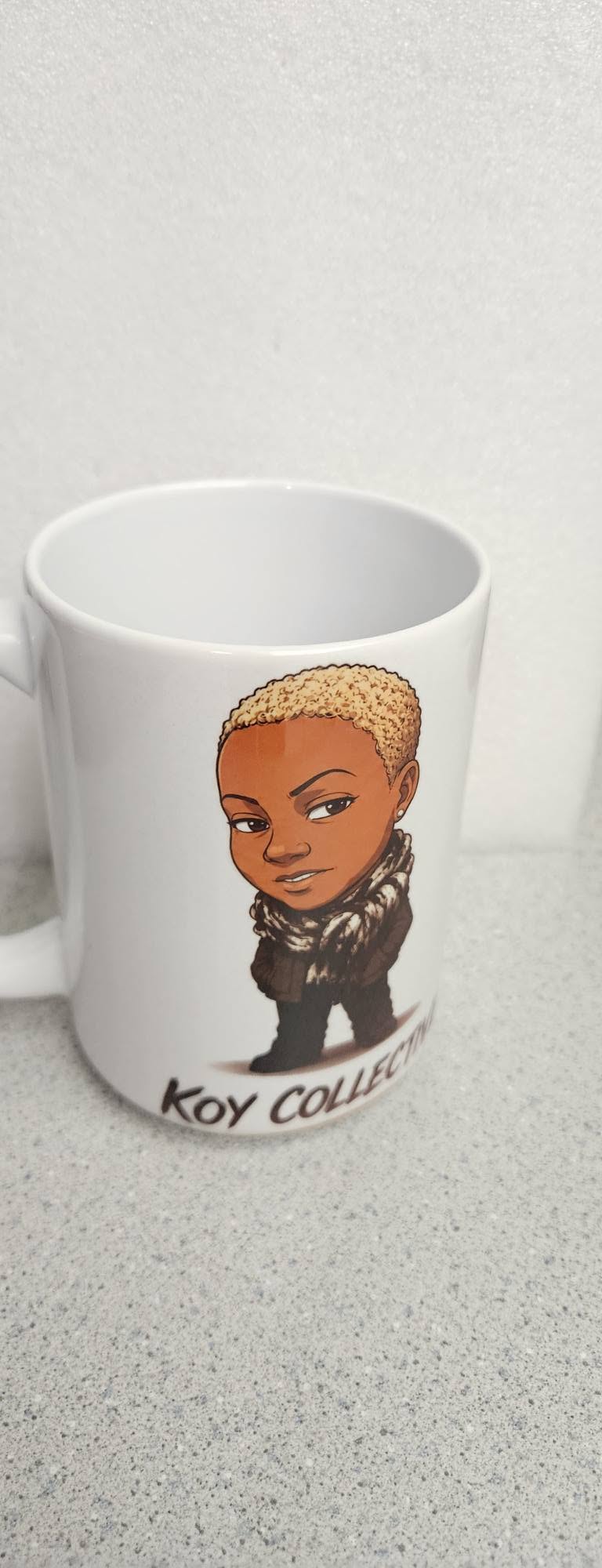 Custom Personalized Bobblehead Portrait Mug