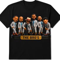 Custom “The Bros” Character T-Shirt