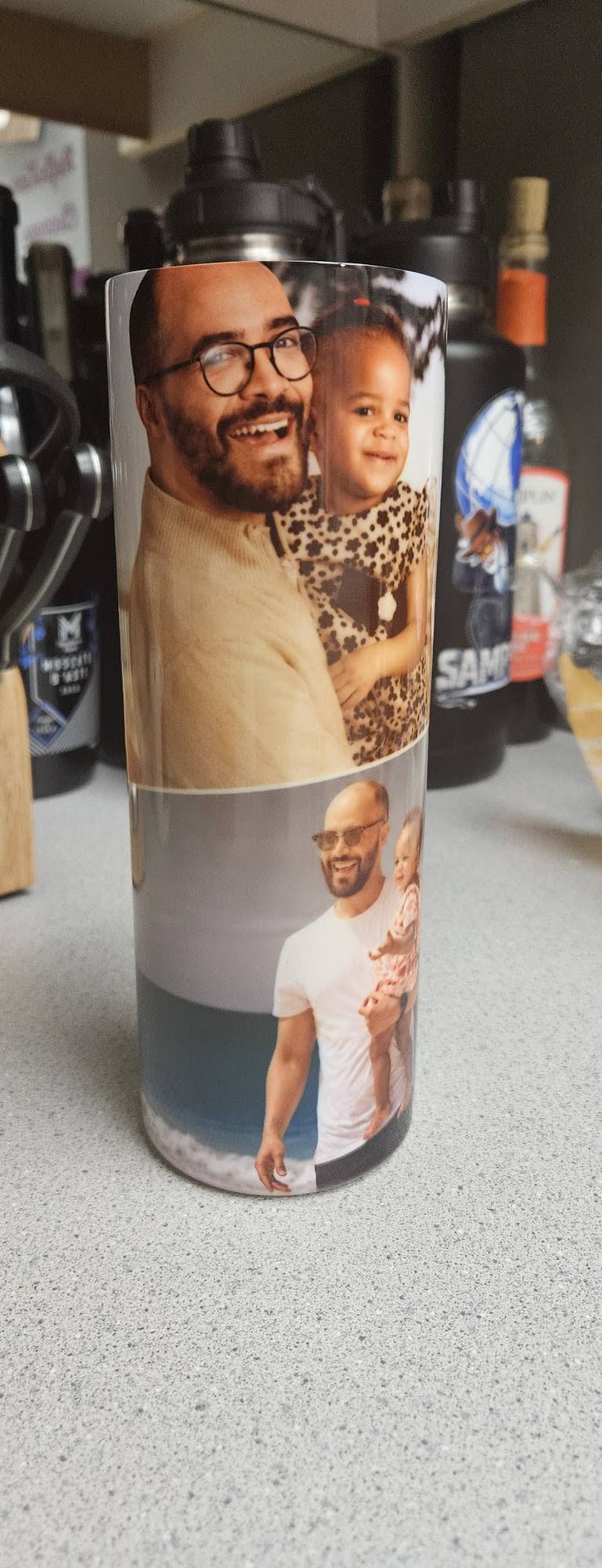 Custom Photo Collage Tumbler – 20 oz