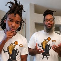 Custom Matching Father & Son Graphic T-Shirts – Personalized Family Set