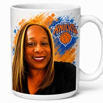 Custom New York Basketball Fan Photo Mug – 11 oz