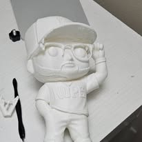 Custom Male Collectible-Style 3D Figurine – Personalized Streetwear Edition