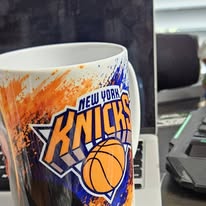 Custom New York Basketball Photo Mug – Personalized 11 oz Fan Gift