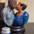 Custom Couple Bust Sculpture – Personalized 3D Anniversary Keepsake