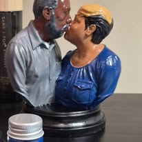 Custom Couple Bust Sculpture – Personalized 3D Anniversary Keepsake