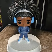 Custom Child Funko-Style 3D Figurine – Personalized Headphones Edition