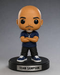 Custom Male Funko-Style 3D Figurine – Team Sampson Personalized Edition