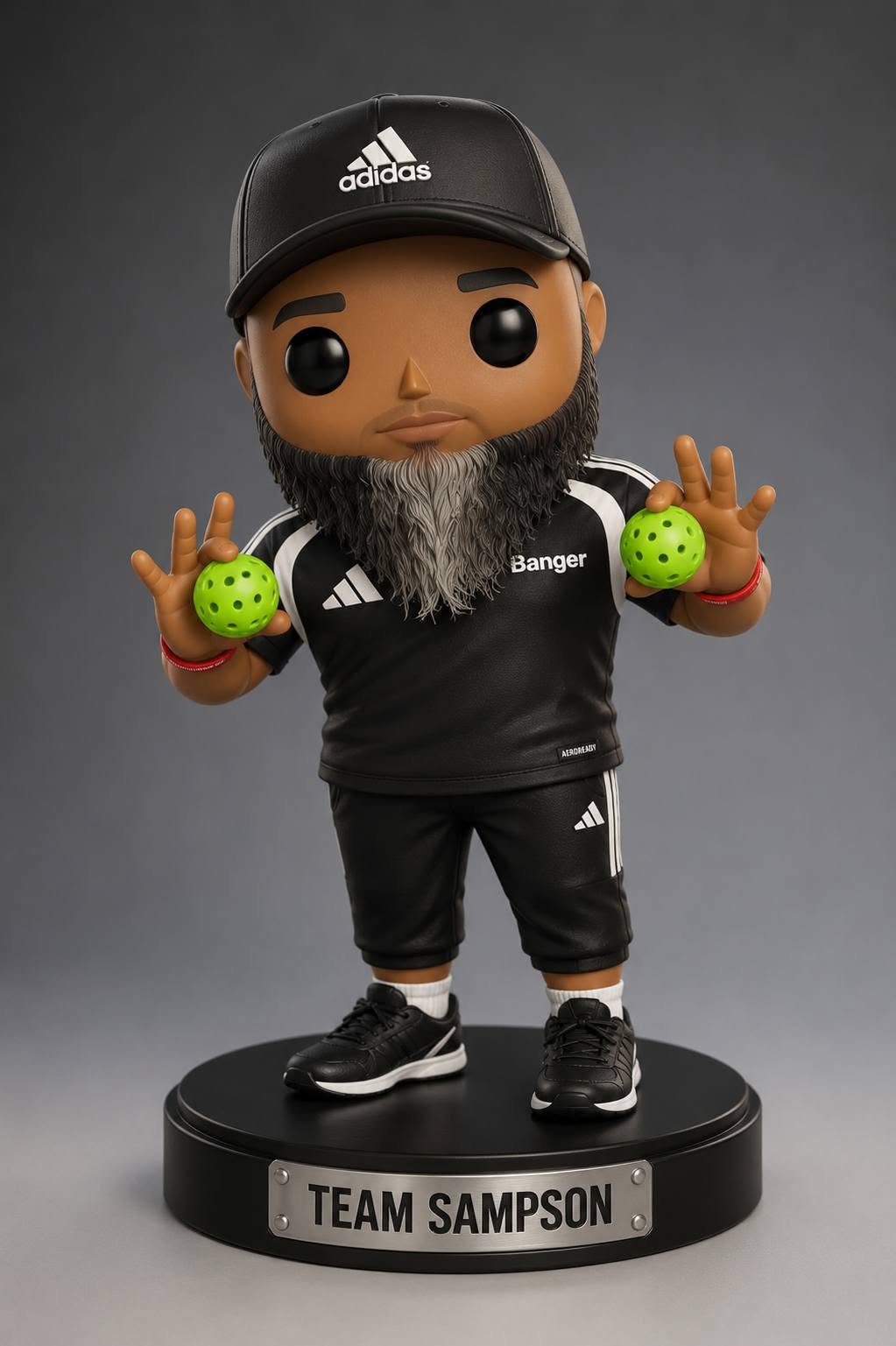 Custom Pickleball Player Funko-Style 3D Figurine – Personalized Sports Edition