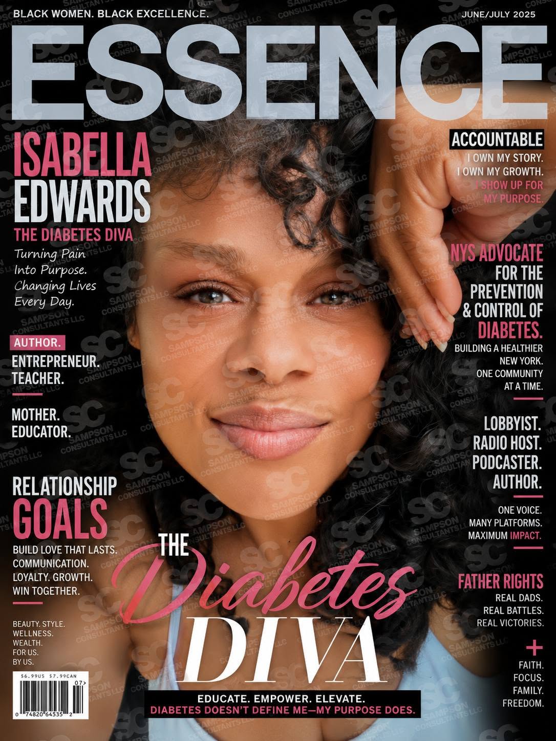 Custom Magazine Cover Poster – Personalized 24" × 36" Premium Wall Art
