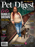 Custom Pet Digest Magazine Cover Poster – Personalized Pet & Owner Tribute