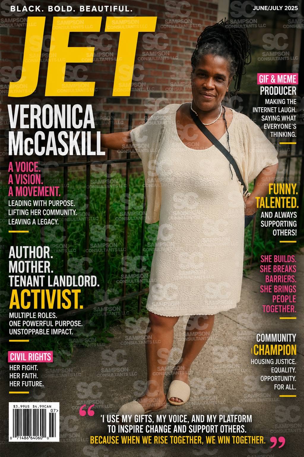 Custom Magazine Cover Poster – Personalized 24" × 36" Premium Wall Art