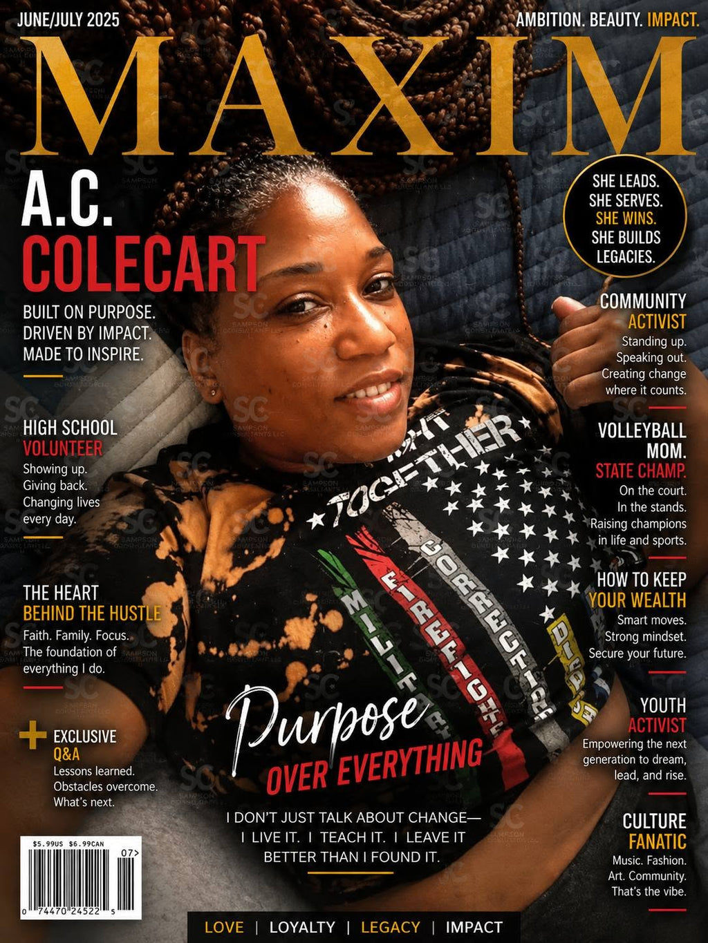 Custom Magazine Cover Poster – Personalized 24" × 36" Premium Wall Art