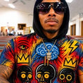 Abstract Street Art All-Over Print T-Shirt
