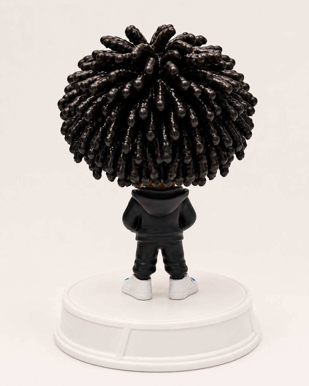 Custom Locs & Headphones 3D Figurine – Personalized Collectible