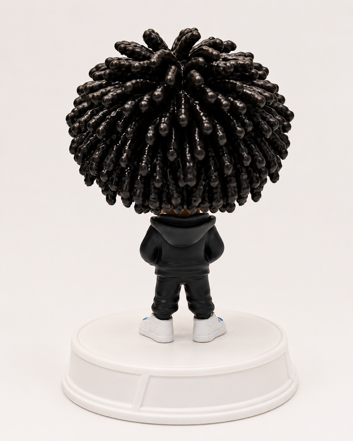 Custom Locs & Headphones 3D Figurine – Personalized Collectible