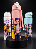 K-Pop Anime Character Water Bottle Collection