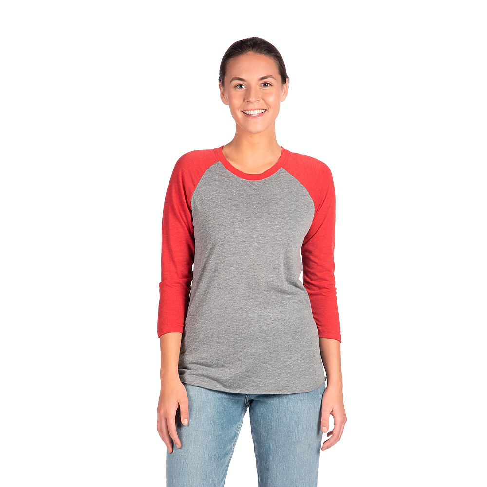 Next Level Tri-blend Unisex Raglan - nl6051