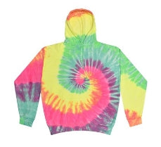 Tie Dye 9oz 80/20 Hooded Tie Dye Sweat - td8777