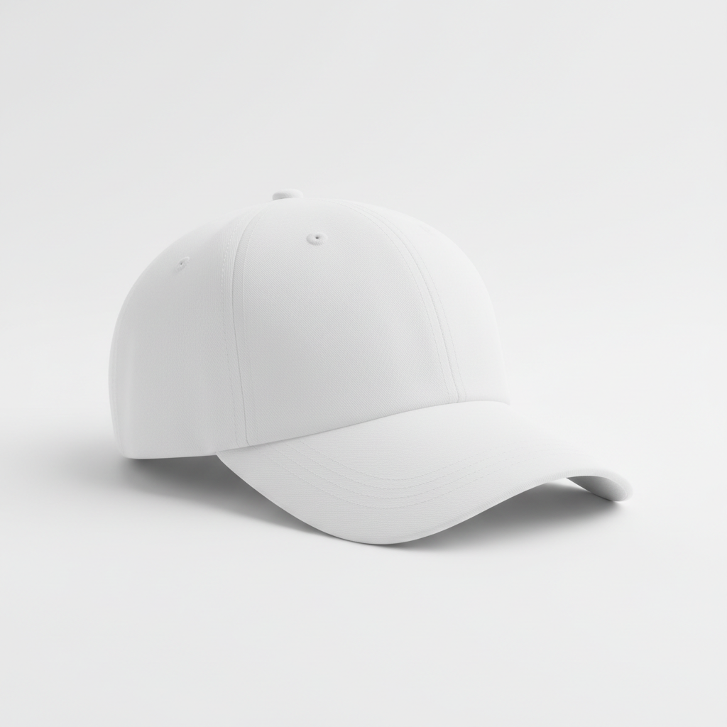 Blank White Hat