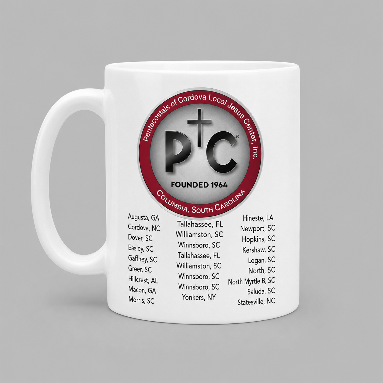 Church Commemorative Mug – 11 oz