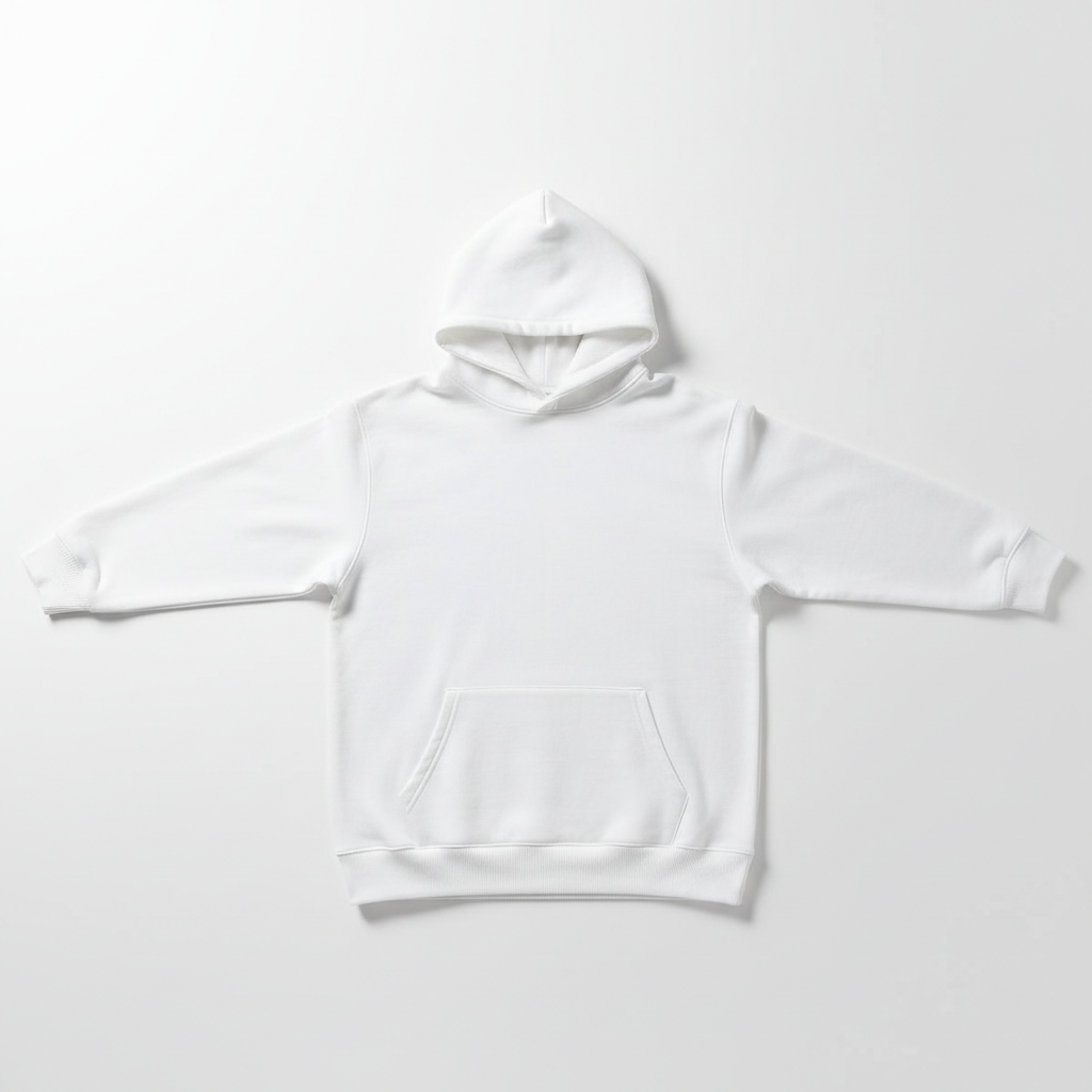 Blank White Hoodie