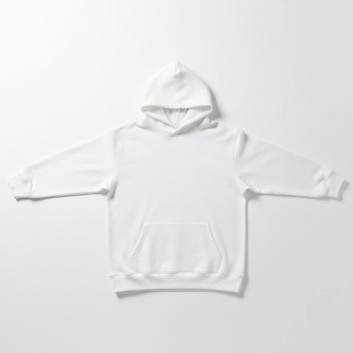 Blank White Hoodie