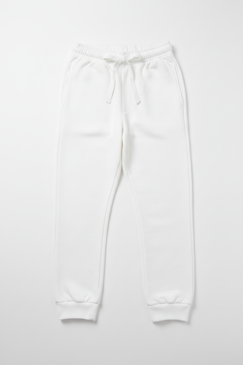 Blank White Jogger Pants