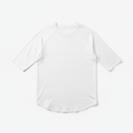 Blank White Baseball Tee